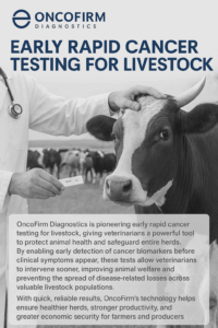 early rapid cancer testing for livestock